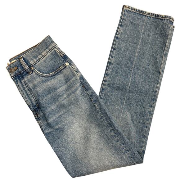 Madewell 90's Straight Jean Denim in Randall Wash Size 25 - Picture 11 of 13